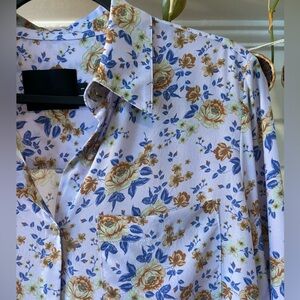 No. 6 Floral Silk Blouse